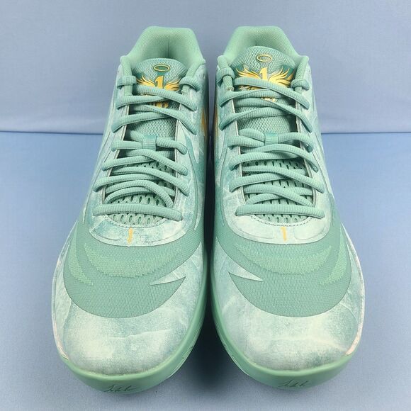 Puma MB.02 Mens Size 14 Lamelo Ball Lunar New Year Jade Green Gold 378284-01 main image 6